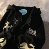 Cross Flame Hoodie - Dark Academia Outfits - Image 2